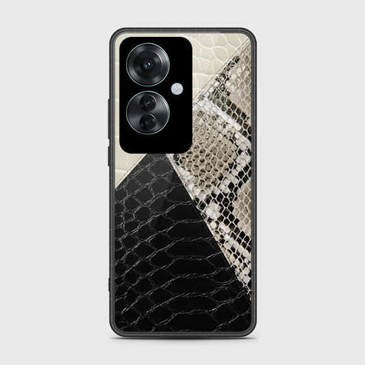 Oppo Reno 11F 5G Cover- Printed Skins Series - HQ Ultra Shine Premium Infinity Glass Soft Silicon Borders Case