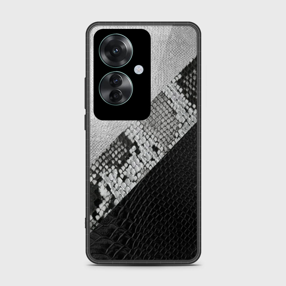 Oppo Reno 11F 5G Cover- Printed Skins Series - HQ Ultra Shine Premium Infinity Glass Soft Silicon Borders Case (Fast Delivery) (H)