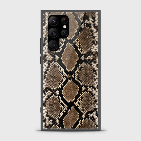 Samsung Galaxy S23 Ultra 5G Cover- Printed Skins Series - HQ Ultra Shine Premium Infinity Glass Soft Silicon Borders Case (Fast Delivery)