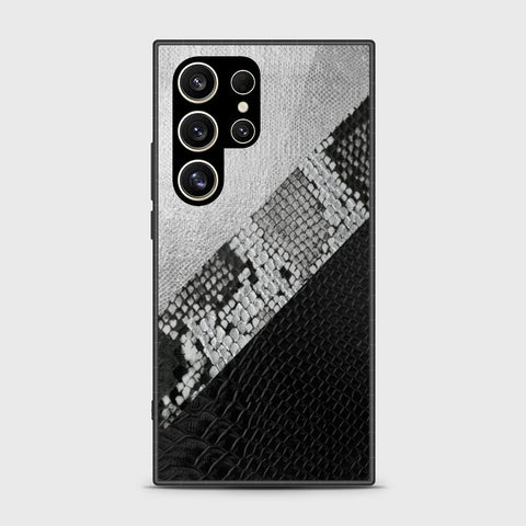 Samsung Galaxy S24 Ultra Cover- Printed Skins Series - HQ Ultra Shine Premium Infinity Glass Soft Silicon Borders Case (Fast Delivery) (SU)