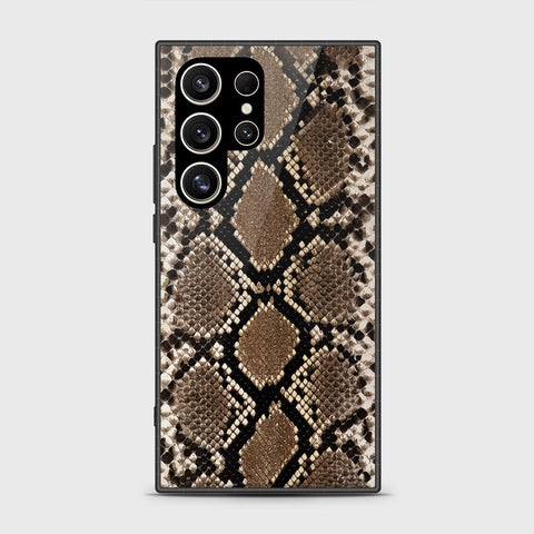 Samsung Galaxy S24 Ultra Cover- Printed Skins Series - HQ Ultra Shine Premium Infinity Glass Soft Silicon Borders Case (Fast Delivery) (SU)