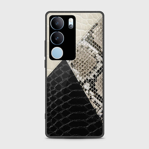 Vivo V29 Cover- Printed Skins Series - HQ Ultra Shine Premium Infinity Glass Soft Silicon Borders Case (Fast Delivery) (SU)