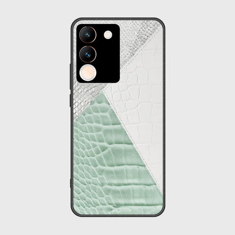 Vivo Y200 Cover- Printed Skins Series - HQ Ultra Shine Premium Infinity Glass Soft Silicon Borders Case