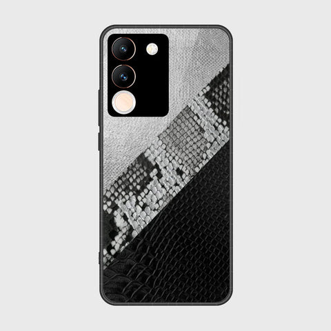 Vivo Y200 Cover- Printed Skins Series - HQ Ultra Shine Premium Infinity Glass Soft Silicon Borders Case