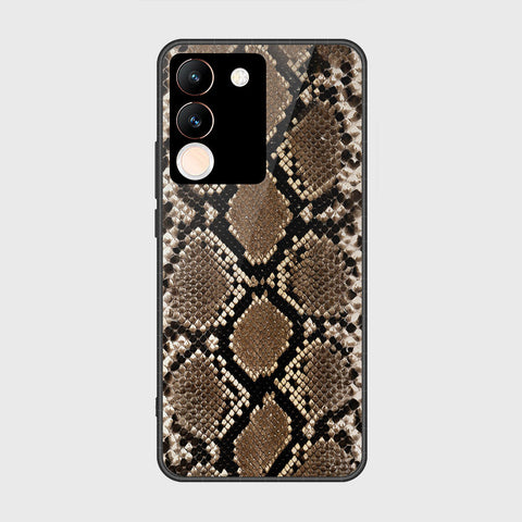 Vivo Y200 Cover- Printed Skins Series - HQ Ultra Shine Premium Infinity Glass Soft Silicon Borders Case