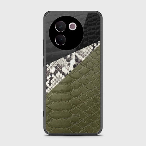 Vivo V30e Cover- Printed Skins Series - HQ Ultra Shine Premium Infinity Glass Soft Silicon Borders Case