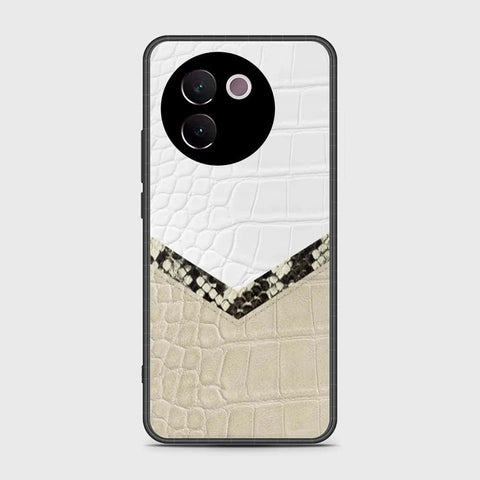 Vivo V30e Cover- Printed Skins Series - HQ Ultra Shine Premium Infinity Glass Soft Silicon Borders Case