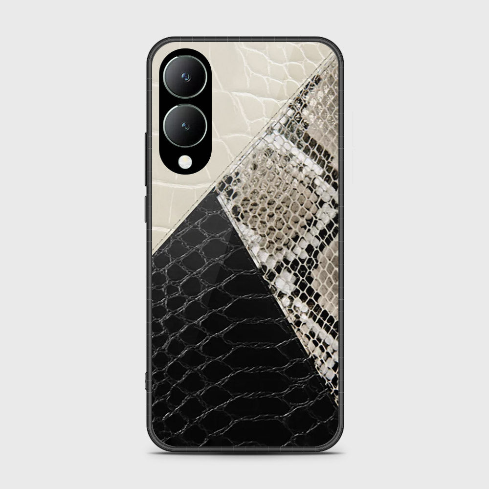 Vivo Y17s Cover- Printed Skins Series - HQ Ultra Shine Premium Infinity Glass Soft Silicon Borders Case (Fast Delivery)