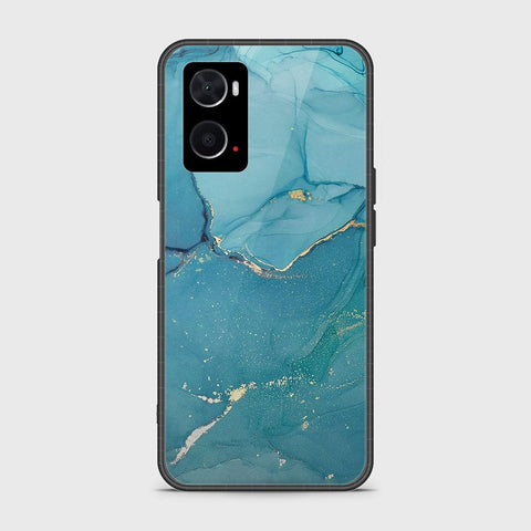 Oppo A96 4G Cover- Mystic Marble Series - HQ Ultra Shine Premium Infinity Glass Soft Silicon Borders Case