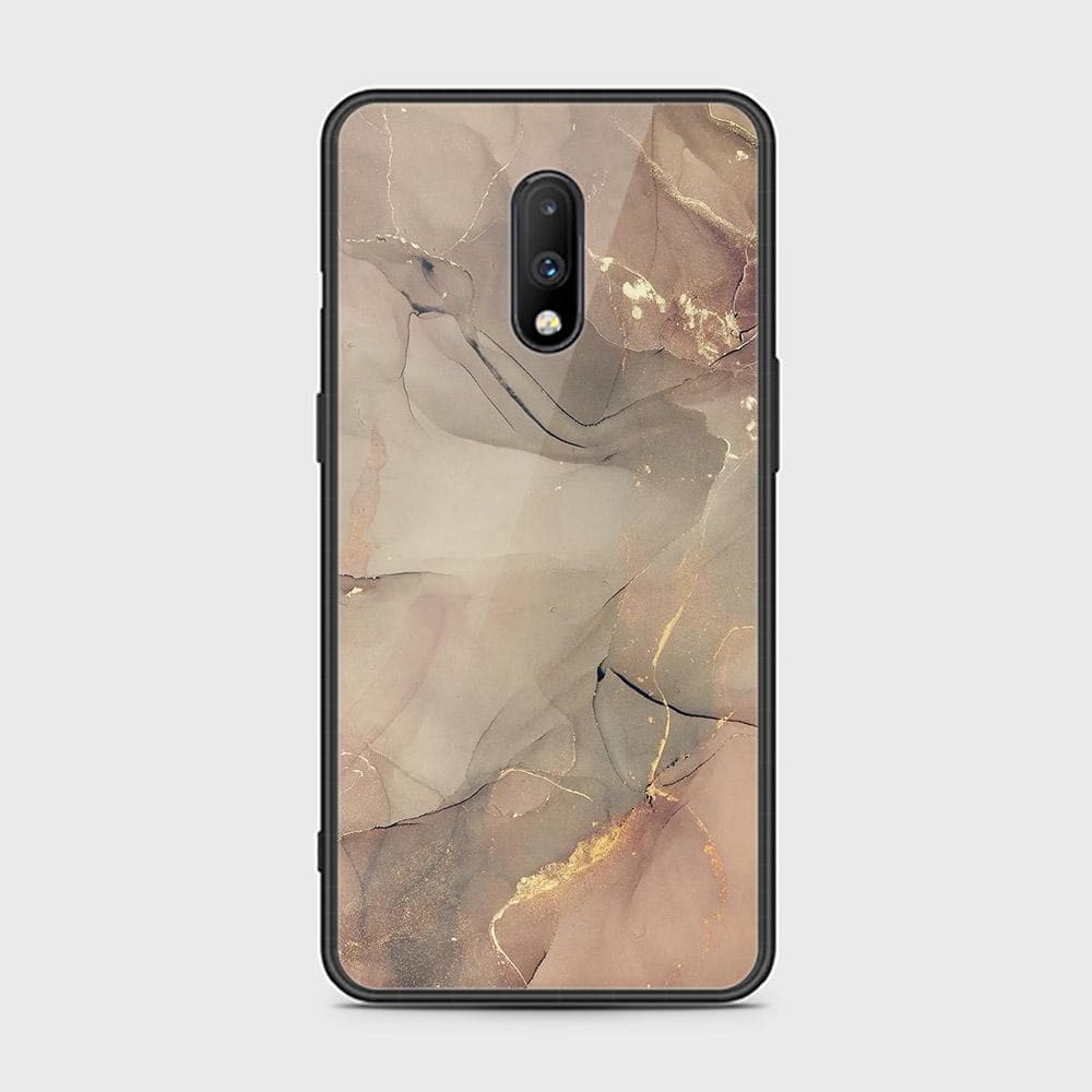 OnePlus 7 Cover - Mystic Marble Series - HQ Ultra Shine Premium Infinity Glass Soft Silicon Borders Case (Fast Delivery)