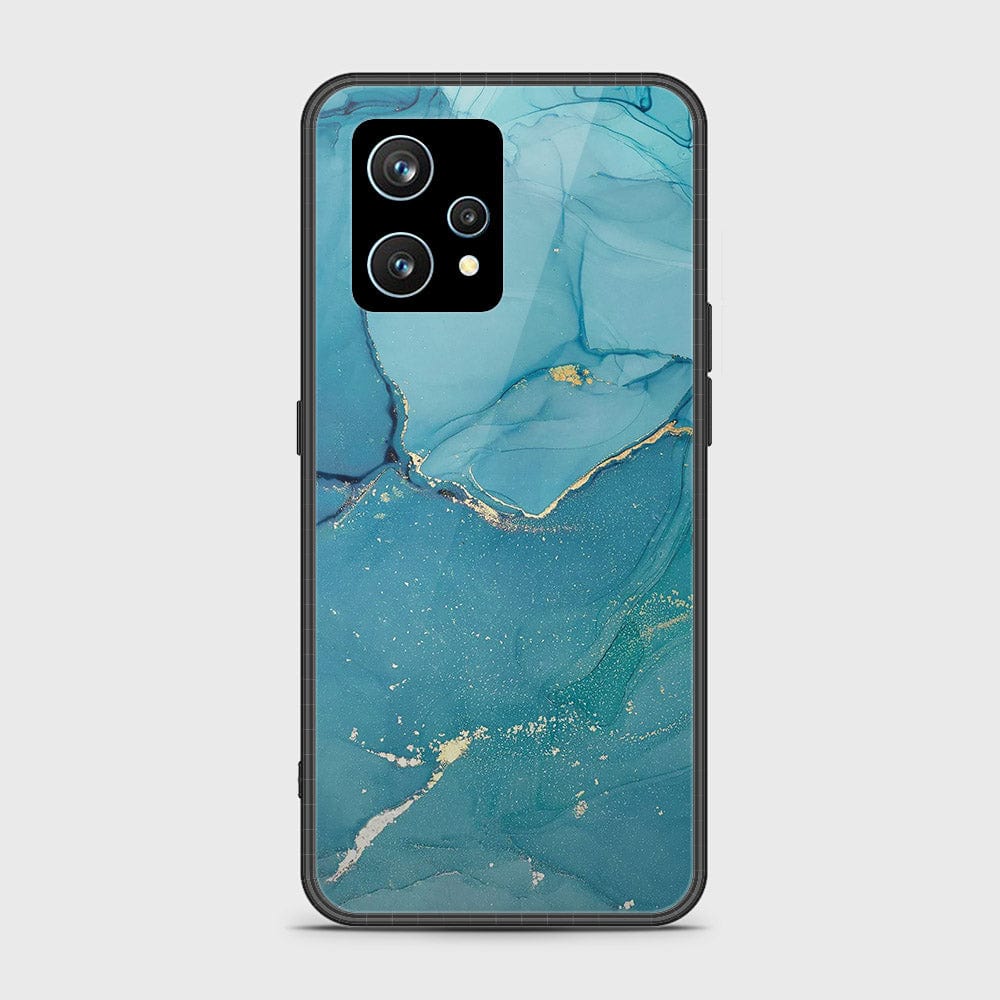 Realme 9 4G Cover- Mystic Marble Series - HQ Ultra Shine Premium Infinity Glass Soft Silicon Borders Case (Fast Delivery)