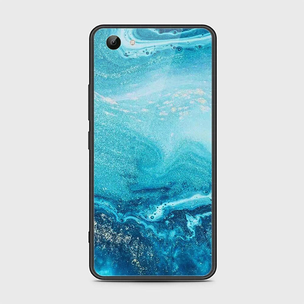 Vivo Y83 Cover - Mystic Marble Series - D38 - HQ Ultra Shine Premium Infinity Glass Soft Silicon Borders Case ( Fast Delivery )
