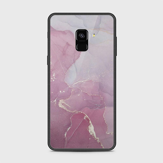 Samsung Galaxy A8 2018 Cover - Design 47 - Mystic Marble Series - HQ Ultra Shine Premium Infinity Glass Soft Silicon Borders Case (Fast Delivery)