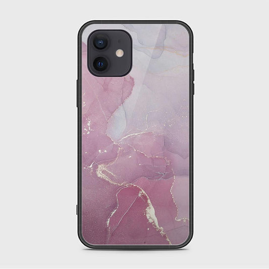 iPhone 12 Cover - Mystic Marble Series - HQ Ultra Shine Premium Infinity Glass Soft Silicon Borders Case (Fast Delivery)