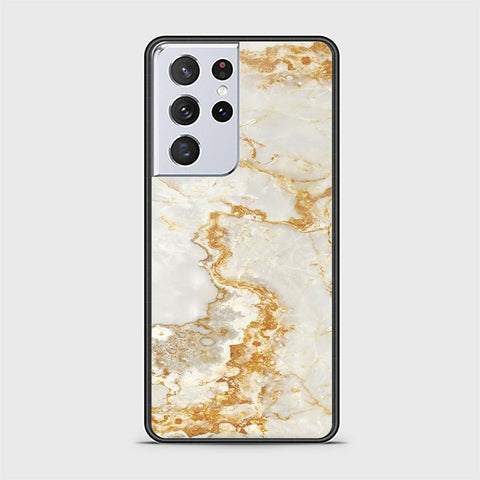 Samsung Galaxy S21 Ultra 5G Cover - Mystic Marble Series - D30 - HQ Ultra Shine Premium Infinity Glass Soft Silicon Borders Case ( Fast Delivery )