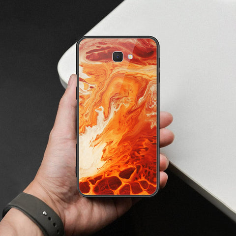 Samsung Galaxy J7 Prime Cover - Mystic Marble Series - HQ Ultra Shine Premium Infinity Glass Soft Silicon Borders Case