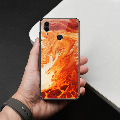 Huawei Honor 10 Lite Cover - Mystic Marble Series - HQ Ultra Shine Premium Infinity Glass Soft Silicon Borders Case