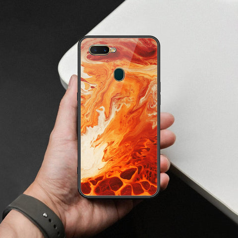 Oppo A11k Cover - Mystic Marble Series - HQ Ultra Shine Premium Infinity Glass Soft Silicon Borders Case