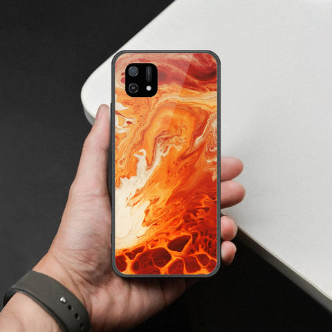 Oppo A16e Cover - Mystic Marble Series - HQ Ultra Shine Premium Infinity Glass Soft Silicon Borders Case
