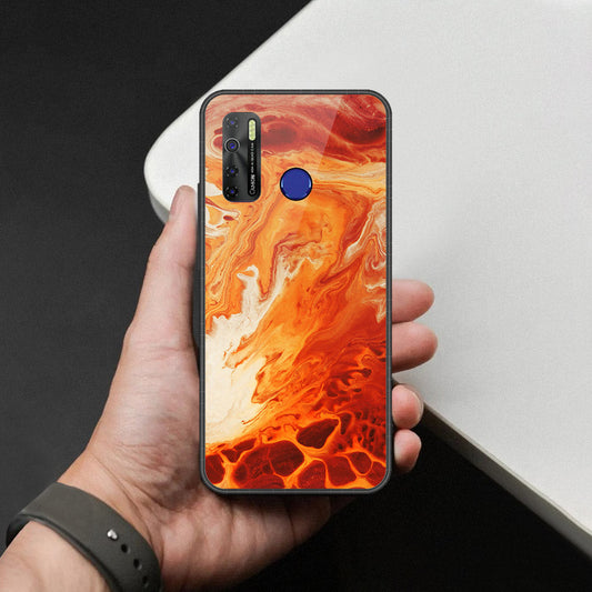 Tecno Spark 5 Pro Cover - Mystic Marble Series - HQ Ultra Shine Premium Infinity Glass Soft Silicon Borders Case