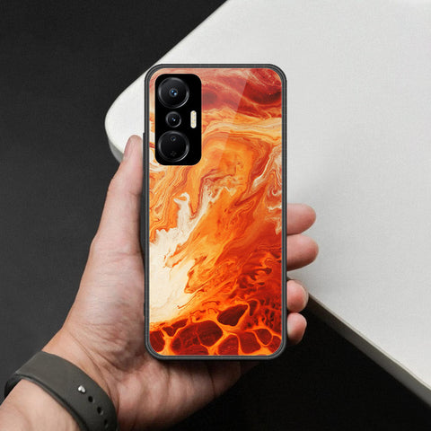 Infinix Hot 20S Cover - Mystic Marble Series - HQ Ultra Shine Premium Infinity Glass Soft Silicon Borders Case