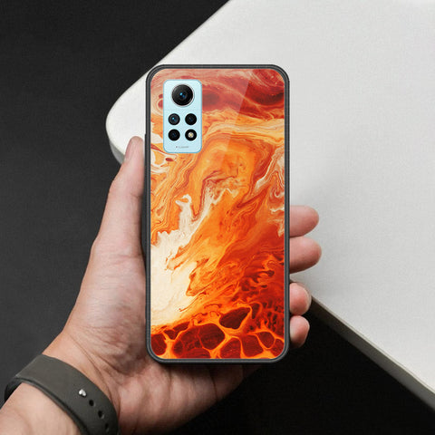 Xiaomi Redmi Note 12 Pro 4G Cover - Mystic Marble Series - HQ Ultra Shine Premium Infinity Glass Soft Silicon Borders Case