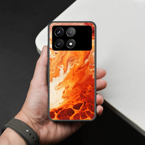 Xiaomi Poco F6 Pro Cover - Mystic Marble Series - HQ Ultra Shine Premium Infinity Glass Soft Silicon Borders Case