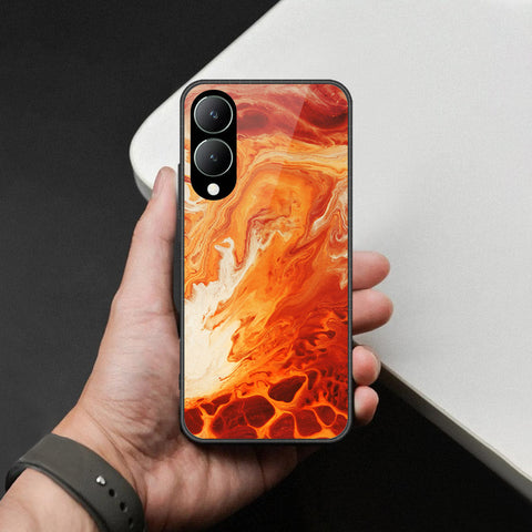 Vivo Y28 5G Cover - Mystic Marble Series - HQ Ultra Shine Premium Infinity Glass Soft Silicon Borders Case