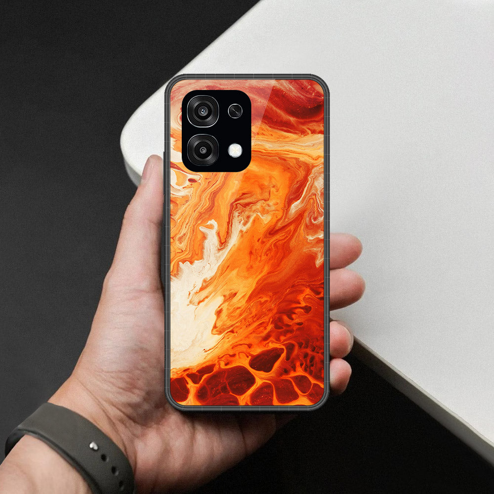 Oppo F31 Cover - Mystic Marble Series - HQ Ultra Shine Premium Infinity Glass Soft Silicon Borders Case
