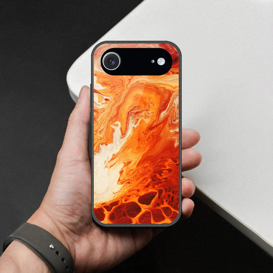iPhone 18 Air - Mystic Marble Series - HQ Ultra Shine Premium Infinity Glass Soft Silicon Borders Case