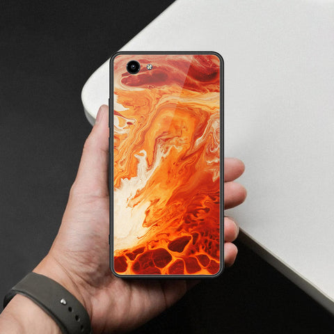 Vivo Y71 Cover - Mystic Marble Series - HQ Ultra Shine Premium Infinity Glass Soft Silicon Borders Case