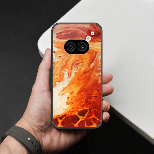 Nothing Phone 2a Cover - Mystic Marble Series - HQ Ultra Shine Premium Infinity Glass Soft Silicon Borders Case