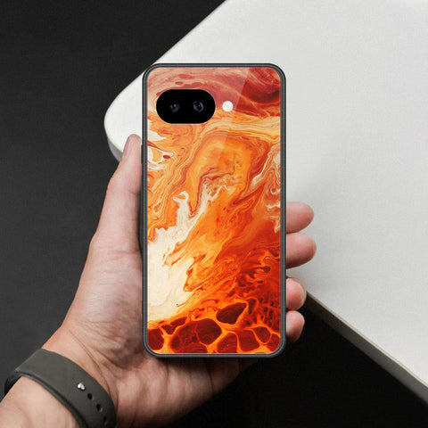 Google Pixel 9a Cover - Mystic Marble Series - HQ Ultra Shine Premium Infinity Glass Soft Silicon Borders Case