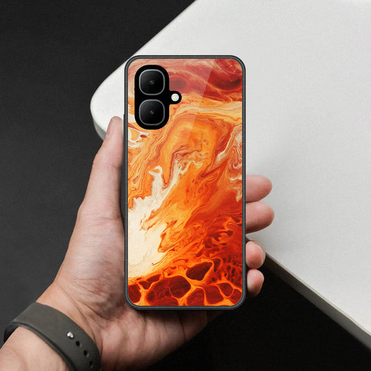 Tecno Spark Go 2 Cover - Mystic Marble Series - HQ Ultra Shine Premium Infinity Glass Soft Silicon Borders Case