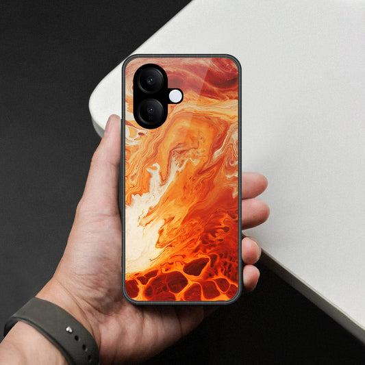 Vivo Y300 Cover - Mystic Marble Series - HQ Ultra Shine Premium Infinity Glass Soft Silicon Borders Case