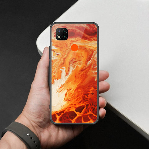 Xiaomi Poco C3 Cover - Mystic Marble Series - HQ Ultra Shine Premium Infinity Glass Soft Silicon Borders Case