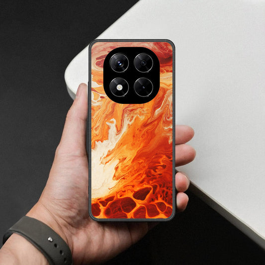Xiaomi Redmi Note 14 Pro 4G Cover - Mystic Marble Series - HQ Ultra Shine Premium Infinity Glass Soft Silicon Borders Case