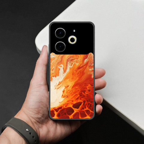 Tecno Pova 6 Pro Cover - Mystic Marble Series - HQ Ultra Shine Premium Infinity Glass Soft Silicon Borders Case