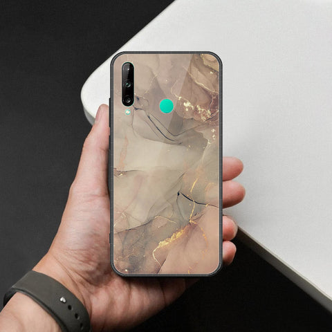 Huawei Y7P Cover - Mystic Marble Series - HQ Ultra Shine Premium Infinity Glass Soft Silicon Borders Case