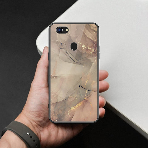 Oppo F5 Cover - Mystic Marble Series - HQ Ultra Shine Premium Infinity Glass Soft Silicon Borders Case