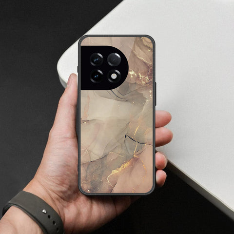 OnePlus 11 Cover - Mystic Marble Series - HQ Ultra Shine Premium Infinity Glass Soft Silicon Borders Case