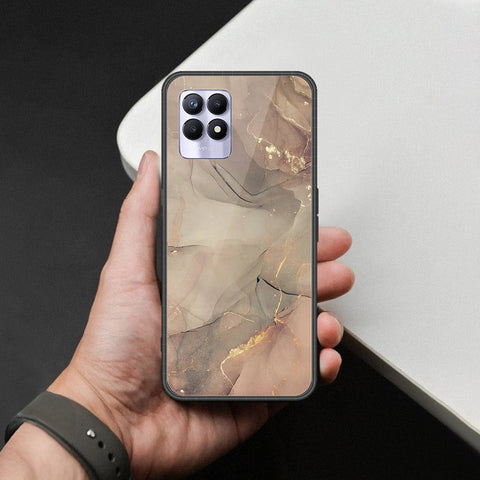 Realme 8i Cover - Mystic Marble Series - HQ Ultra Shine Premium Infinity Glass Soft Silicon Borders Case