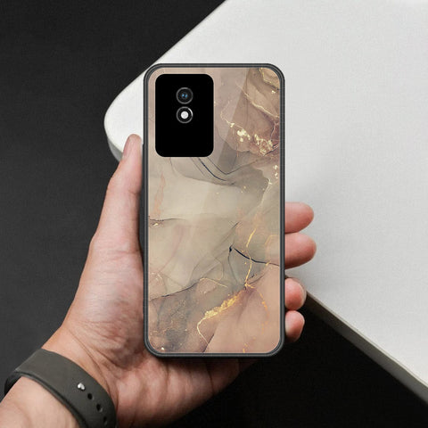 Vivo Y02 Cover - Mystic Marble Series - HQ Ultra Shine Premium Infinity Glass Soft Silicon Borders Case