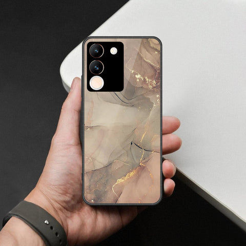 Vivo V29e Cover - Mystic Marble Series - HQ Ultra Shine Premium Infinity Glass Soft Silicon Borders Case