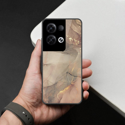 Oppo Reno 8 Pro  Cover - Mystic Marble Series - HQ Ultra Shine Premium Infinity Glass Soft Silicon Borders Case