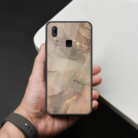 Vivo V9 Youth Cover - Mystic Marble Series - HQ Ultra Shine Premium Infinity Glass Soft Silicon Borders Case