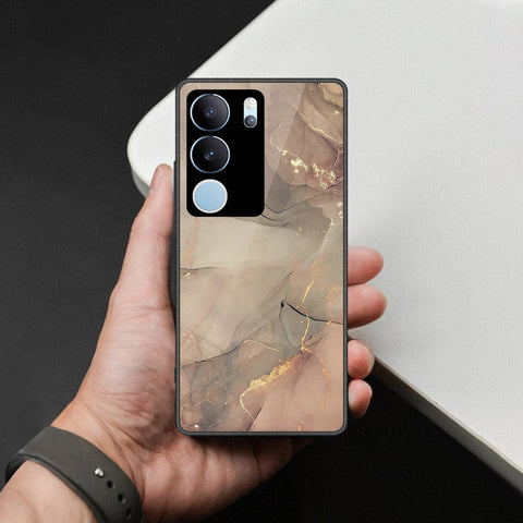 Vivo S17 Cover - Mystic Marble Series - HQ Ultra Shine Premium Infinity Glass Soft Silicon Borders Case
