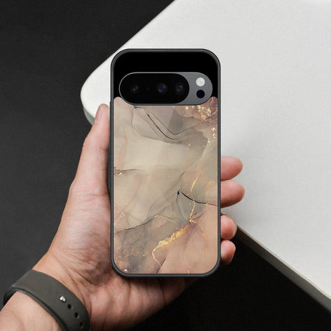 Google Pixel 10 Pro Cover - Mystic Marble Series - HQ Ultra Shine Premium Infinity Glass Soft Silicon Borders Case