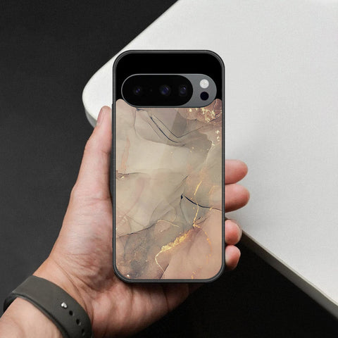 Google Pixel 10 Pro XL Cover - Mystic Marble Series - HQ Ultra Shine Premium Infinity Glass Soft Silicon Borders Case