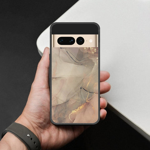 Google Pixel 7 Pro Cover - Mystic Marble Series - HQ Ultra Shine Premium Infinity Glass Soft Silicon Borders Case